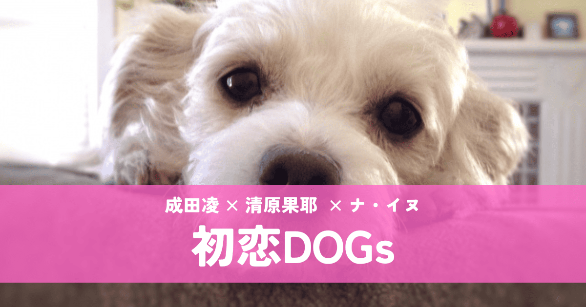 『初恋DOGs』清原果耶×成田凌｜犬の恋から始まる大人の三角関係